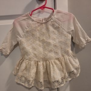 3/4 sleeve blouse/3t/oshkosh